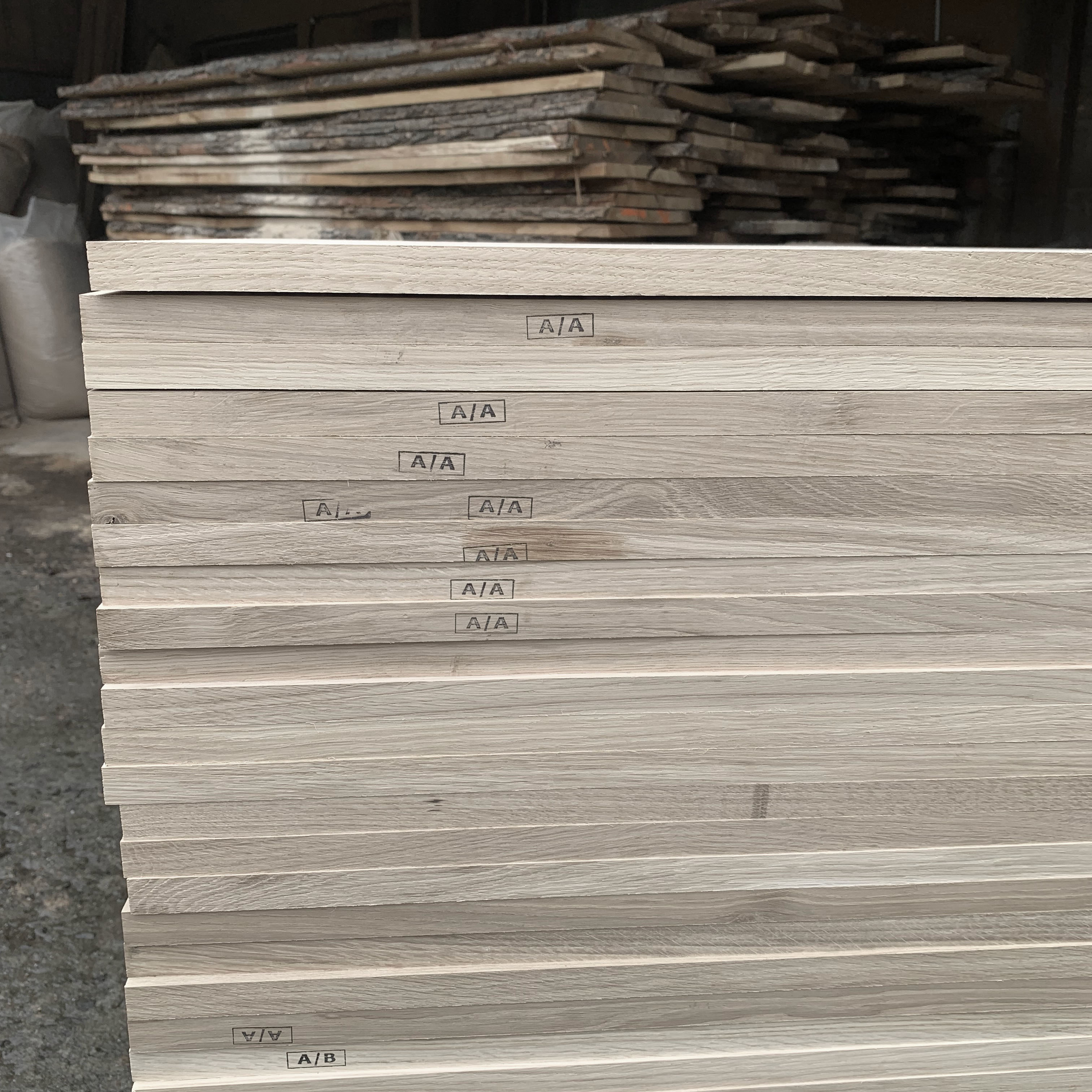Płyta dębowa klasa A/A 1050mm x 1050mm x 20mm